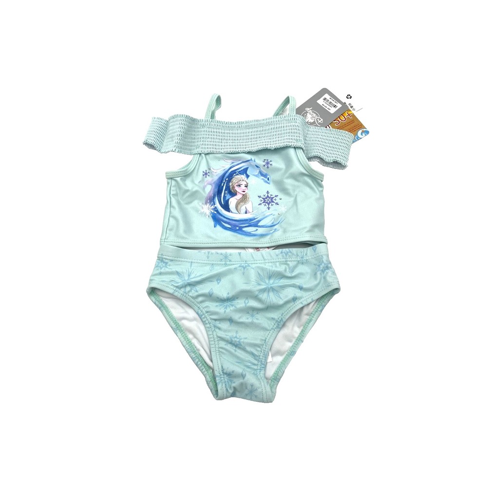 Disney  Princess Elsa Swim Suit Two Sets Bikini Size‎ 7/8 New